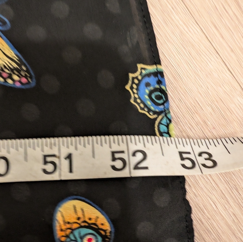 Reversible Black Maxi Dress Butterflies/polka Dots Sz 20 Whimsigoth Fairycore - Picture 7 of 7